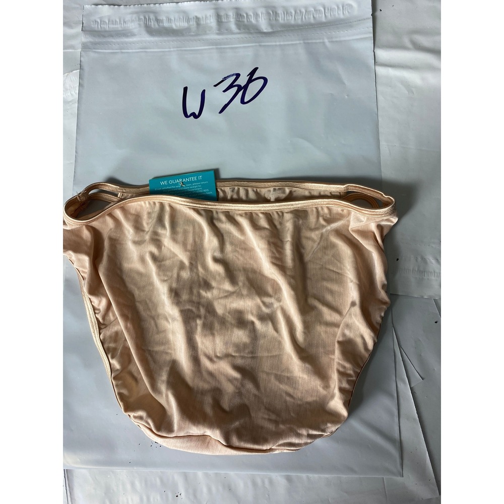 Vanity Fair Womens Brief Underwear Size XL Nylon Blend Peach Color W36
